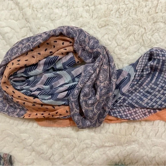 BCBGGeneration Multicolored Print Scarf - Picture 5 of 7